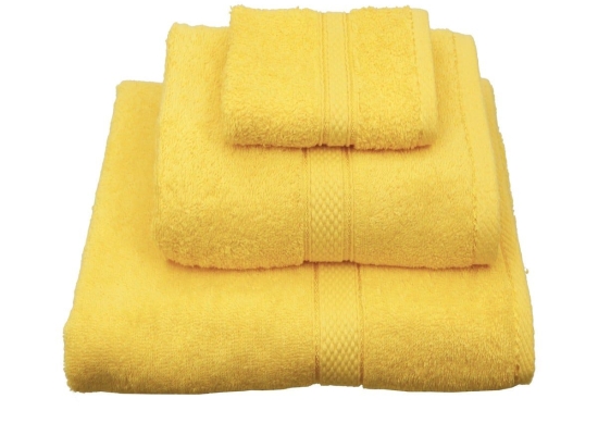 Πετσέτα Classic Κίτρινη Viopros Σώματος 70x140cm 100% Βαμβάκι