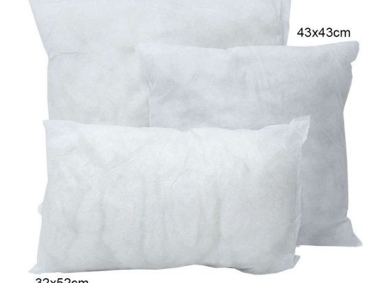 Μαξιλάρι  Γεμίσματος White Viopros 60Χ60 60x60cm Βαμβάκι-Πολυέστερ