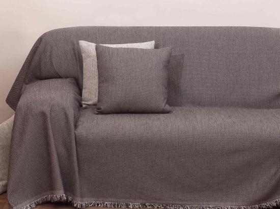 Ριχτάρι 2100 Γκρι Viopros Πολυθρόνα 180x180cm Chenille