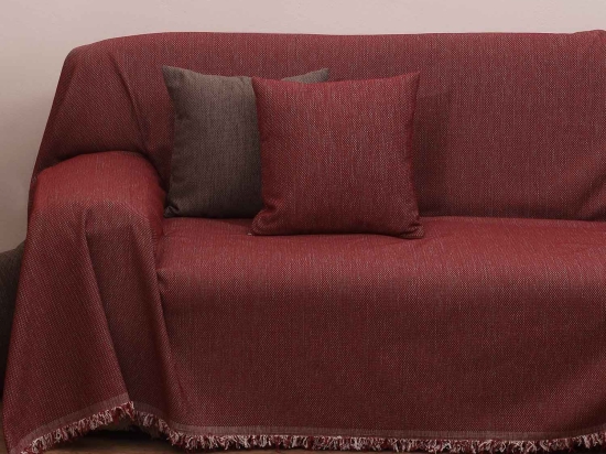Ριχτάρι 2100 Κόκκινο Viopros Τετραθέσιο 180x320cm Chenille