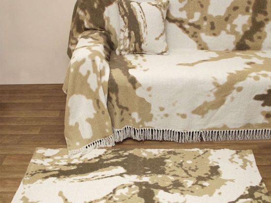 Ριχτάρι Σχ. 3050 Beige Viopros Διθέσιο 170x230cm 100% Βαμβάκι