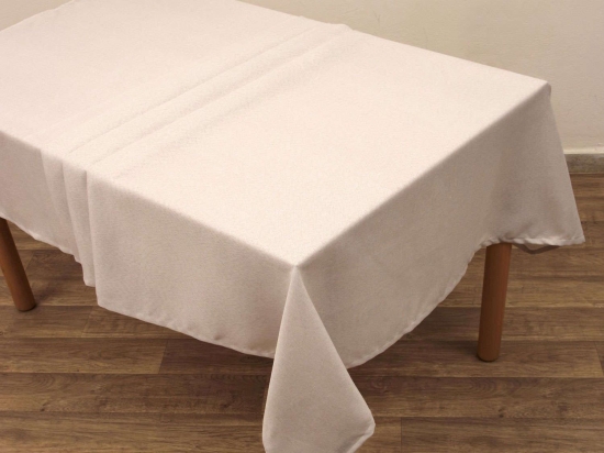 Τραπεζομάντηλο Half Panama Ίζι Άμμος Viopros 145X145 140x140cm Πολυέστερ