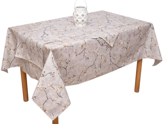 Τραπεζομάντηλο Αλέκιαστο Κάμι Linen Viopros 140X220 Βαμβάκι-Πολυέστερ
