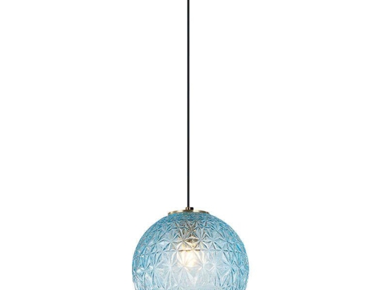 Φωτιστικό Οροφής Aspa 4206102 Blue Viokef Γυαλί