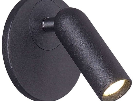 Φωτιστικό Τοίχου - Απλίκα Χωνευτή Emma 4244701 Led Black Viokef Μέταλλο