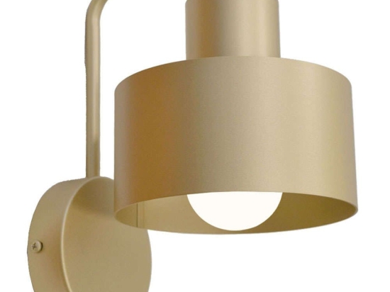 Φωτιστικό Τοίχου - Απλίκα Norton 4300200 15x19x24cm 1xE27 60W Gold Viokef