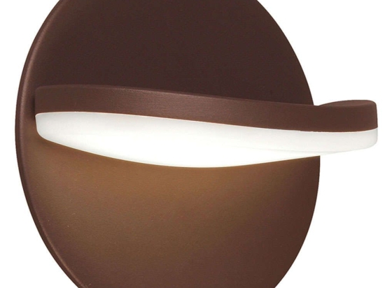 Φωτιστικό Τοίχου - Απλίκα Letty 4309401 Φ18,3cm Led 1100lm 16W 3000K Brown Viokef