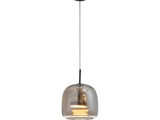 Φωτιστικό Οροφής Κρεμαστό Deco 4319001 LED 12W 3000K 551Lm 26x120cm Fume Viokef