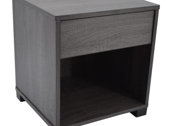 Κομοδίνο Ξύλινο 766413 44x40x36 Dark Brown Ankor Ξύλο