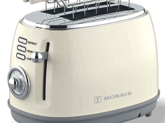 Φρυγανιέρα 2 Θέσεων Retro R20824TSC 850W Cream Morris