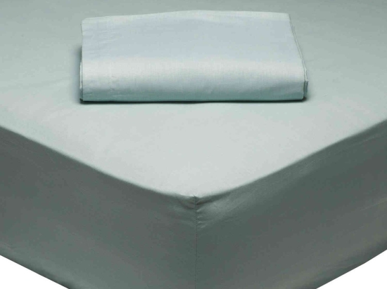 Σεντόνι 1013 Best Colors Mint Das Home Υπέρδιπλo 230x260cm Χωρίς Λάστιχο 100% Βαμβάκι