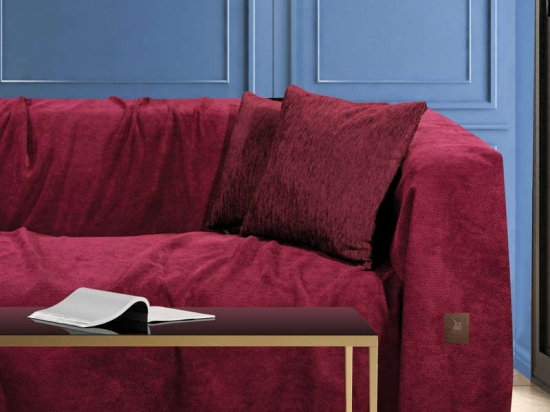 Ριχτάρι 2735 Bordo Greenwich Polo Club Διθέσιο 180x250cm Chenille