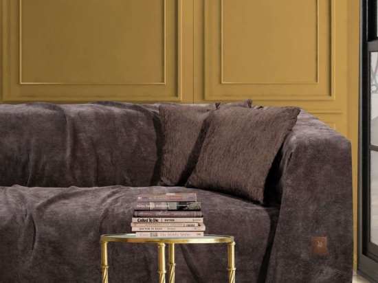 Ριχτάρι 2736 Brown Greenwich Polo Club Διθέσιο 180x250cm Chenille