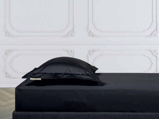 Σεντόνι 2259 Με Λάστιχο Black Greenwich Polo Club Υπέρδιπλo 160x235cm 100% Βαμβακοσατέν
