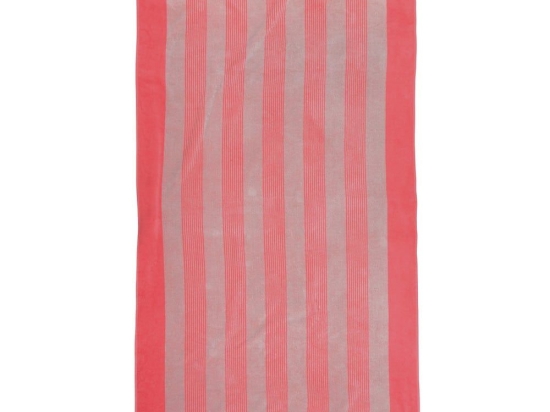 Πετσέτα Θαλάσσης 3887 Coral-Ecru Greenwich Polo Club Θαλάσσης 90x170cm 100% Βαμβάκι