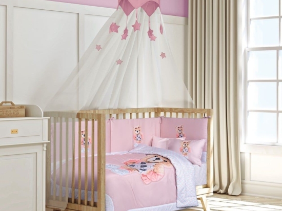 Πάντα Κούνιας 8843 Pink-Beige Greenwich Polo Club 45x195cm Microfiber