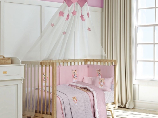 Κουβέρτα Βρεφική 8843 Πικέ Lila Greenwich Polo Club Κούνιας 110x150cm 100% Βαμβάκι
