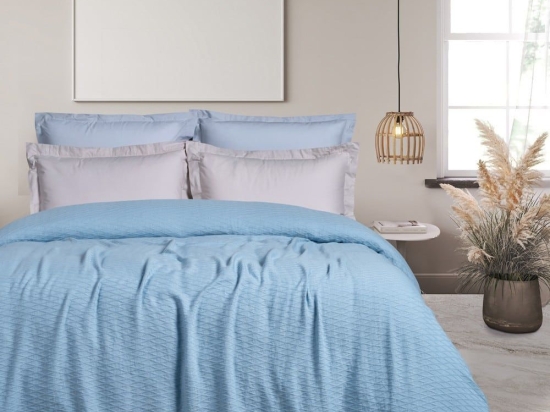 Κουβέρτα 0489 Blue Das Home Υπέρδιπλo 220x240cm Βαμβάκι-Πολυέστερ