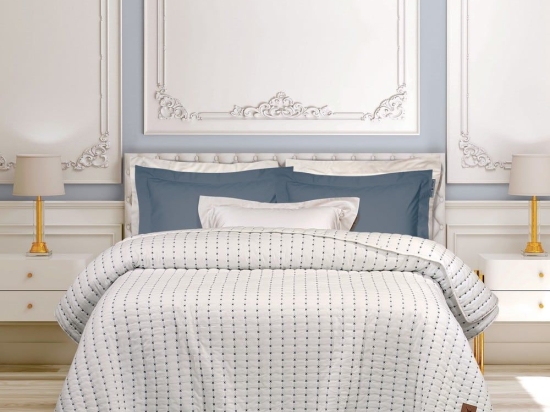 Κουβερλί 3464 Ivory Greenwich Polo Club King Size 230x250cm Microfiber