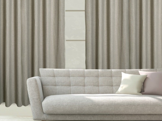 Κουρτίνα 2260 Με Τρουκς Dark Spaghi Das Home 140X270cm Πολυέστερ