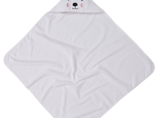 Κάπα Βρεφική 4888 Smile Embroidery White Das Home
