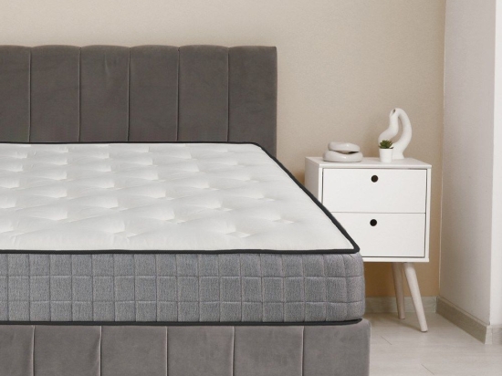 Στρώμα Prestige 1506 160x200+33 White-Grey Das Mattress Υπέρδιπλo