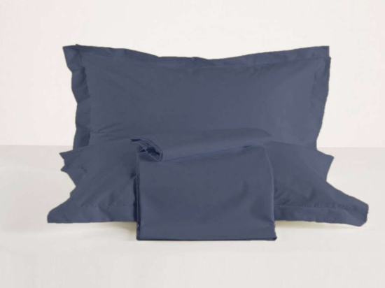 Σεντόνι Με Λάστιχο True Col 4229 Denim Kentia Διπλό 140x225cm 100% Βαμβακερό Περκάλι