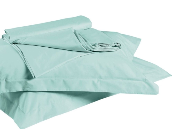 Σεντόνι True Colours 5306 Με Λάστιχο Turquoise Kentia Υπέρδιπλο 160x200cm 100% Βαμβακερό Περκάλι