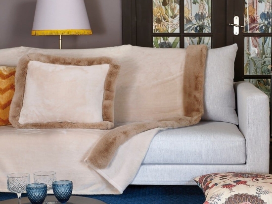 Ριχτάρι Harry 12 Beige Kentia Τριθέσιο Πολυέστερ