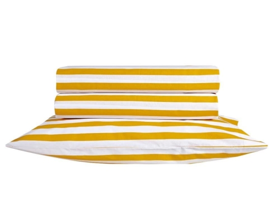 Σεντόνι Dixon A 41 Mustard Kentia Ημίδιπλο 190x270cm 100% Βαμβάκι