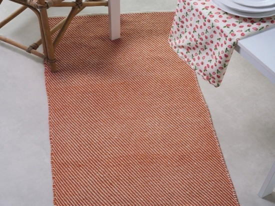 Χαλάκι Κουζίνας Ricky 06 Terracotta Kentia 70X140cm 70x140cm Βαμβάκι