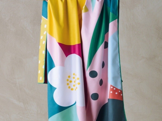 Πετσέτα Θαλάσσης Resort 245 Multi Kentia Θαλάσσης 80x160cm Polyester-Polyamide