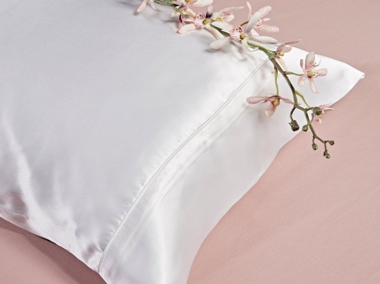 Μαξιλαροθήκη Silk Z00 White Kentia 50X75 Μετάξι