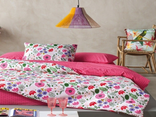 Παπλωματοθήκη Olga (Σετ 2τμχ) Multi Kentia Μονό 160x240cm 100% Βαμβάκι