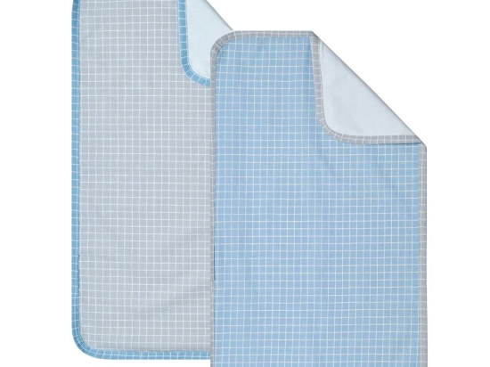 Σελτεδάκια Βρεφικά Zuccero 01 (Σετ 2τμχ) Blue-Grey Kentia 72x42cm 100% Βαμβάκι