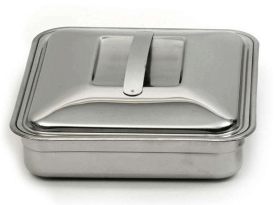 Ταψί Ορθογώνιο Με Καπάκι 87.AT/3.1 40x35cm Inox Ανοξείδωτο Ατσάλι
