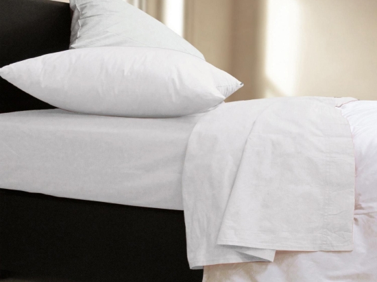 Σεντόνι Με Λάστιχο Basic White Nef-Nef Μονό 100x200cm Με Λάστιχο 100% Βαμβάκι
