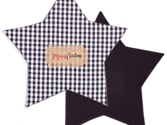 Σουπλά Christmas Star Black Nef-Nef