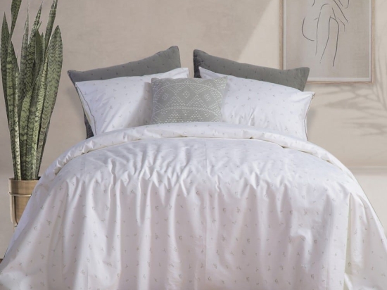 Σεντόνια Perfection (Σετ 4τμχ) White Nef-Nef King Size 280x270cm 100% Βαμβάκι