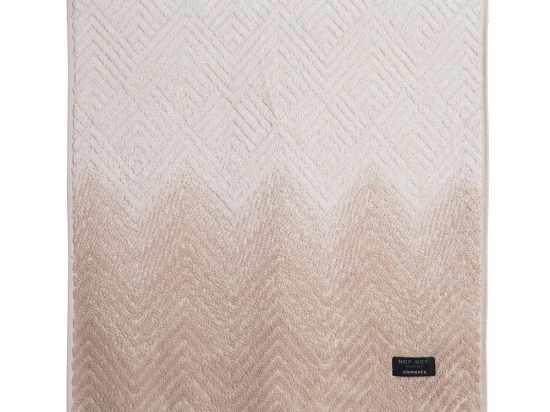 Πετσέτα Chevir Beige Nef-Nef Προσώπου 50x90cm 100% Βαμβάκι