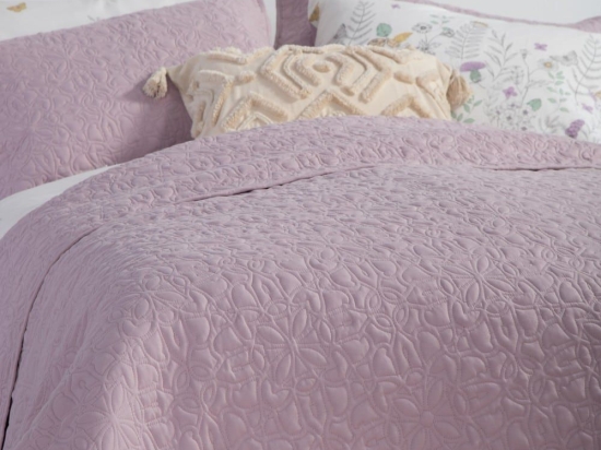 Κουβερλί Spring Lilac Nef-Nef Μονό 180x240cm Microfiber-Polyester