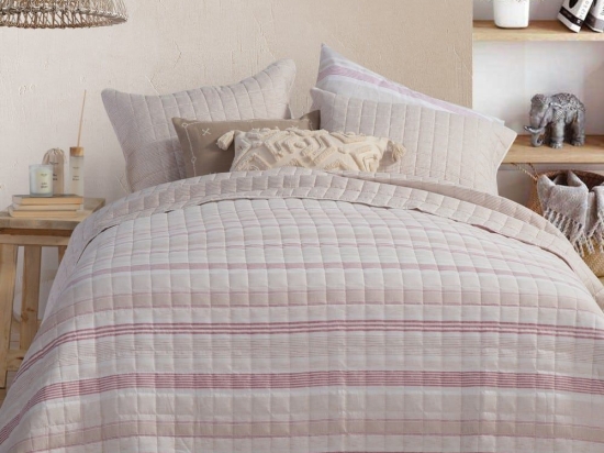 Κουβερλί Canfield Beige Nef-Nef Μονό 180x240cm Microfiber-Polyester