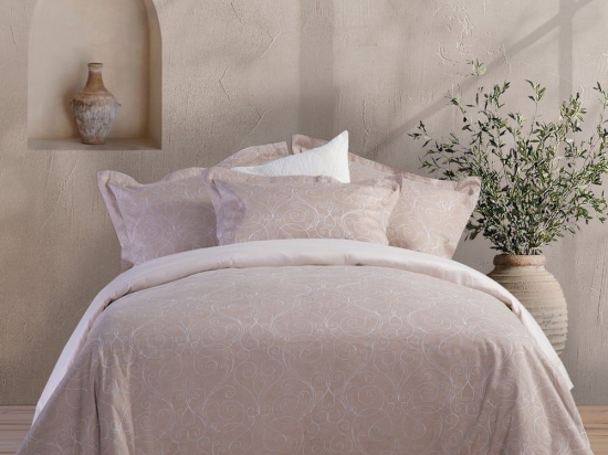 Σεντόνια Vital (Σετ 4τμχ) Beige Nef-Nef Υπέρδιπλo 240x270cm 100% Βαμβακοσατέν