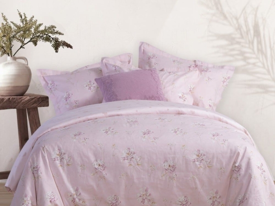 Σεντόνια Penny (Σετ 4τμχ) Rose Nef-Nef King Size 270x280cm 100% Βαμβακοσατέν