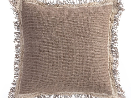 Μαξιλάρι Διακοσμητικό (Με Γέμιση) Klingon Beige Nef-Nef 60Χ60 Βαμβάκι,Jute