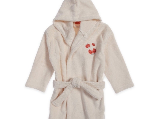 Μπουρνούζι Βρεφικό Lady Bug Ecru Nef-Nef Homeware