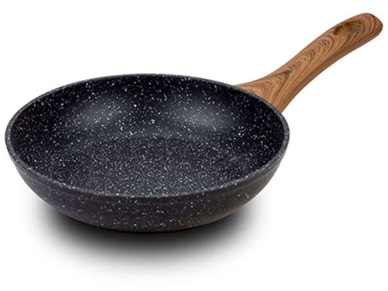 Τηγάνι Αντικολλητικό Nature 10-144-100 20cm Black-Brown Nava 20cm Αλουμίνιο