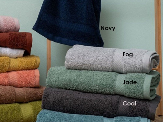 Πετσέτα Ombra Navy Palamaiki Προσώπου 50x100cm 100% Βαμβάκι