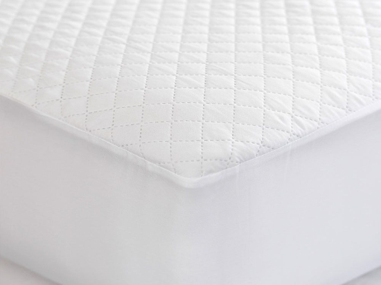 Κάλυμμα Στρώματος Comfort Quilted White Palamaiki Διπλό 150x235cm 100% Βαμβάκι