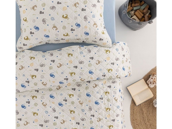 Κουβερλί Παιδικό MCR357 Multi Palamaiki Ημίδιπλο 160x220cm Microfiber-Polyester